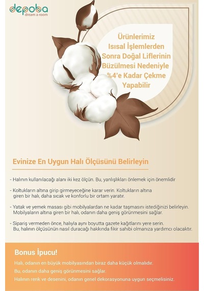 Rute Şönil Modern Desen Kaymaz Pamuk Tabanlı Yıkanabilir Antibakteriyel Mutfak Halısı 100x200 Diğer