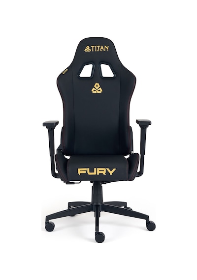 Titanseat Fury Leather Gold Oyuncu Koltuğu Siyah