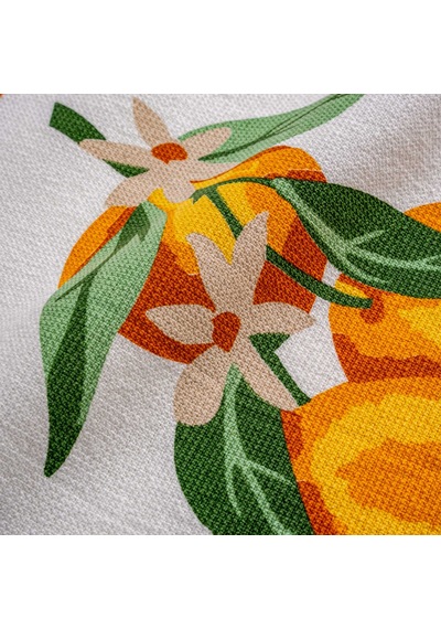Orange 3'lü Mutfak Havlu Seti Baskılı 40x60 Renkli-40x60