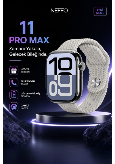 Neffo NF11 Pro Max Akıllı Saat (İthalatçı Garantili)