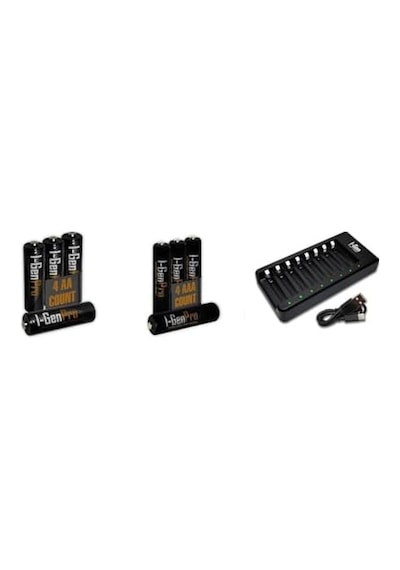 I-gen G821 8&apos Li Pil Şarj Aleti + 4 Adet Aa Pro 2950 Mah + 4 Adet Aaa Pro 1100 Mah Şarjlı Kalem Pilli Set 1.2v Ni-mh