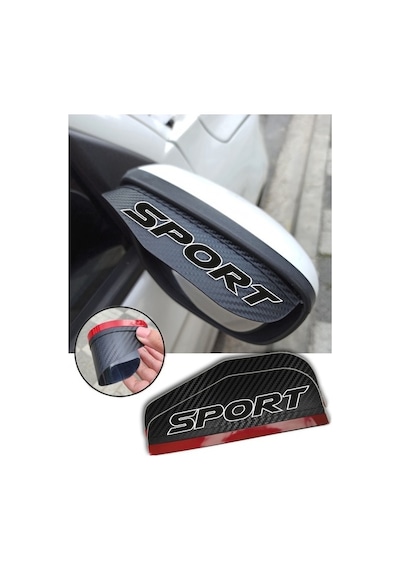 Bmw E30 İle Uyumlu Carbon Sport Ayna Yağmur Koruyucu Rüzgarlık