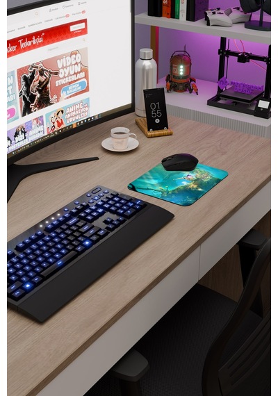 Ori And The Will Of The Wisps Dikişli Kauçuk Oyuncu Mousepad V3 - 22x18 Gaming Mouse Pad