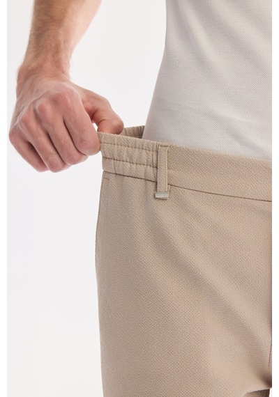 Avva Erkek Bej Yanı Lastikli Gofreli Relaxed Fit Chino Şort A61y3730
