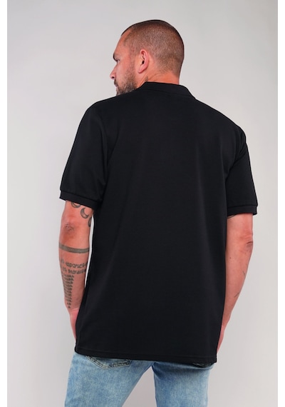 Gabria Polo Yaka Erkek T-shirt Siyah