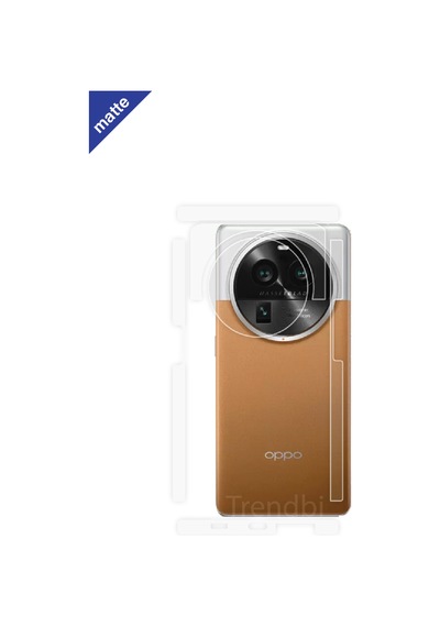 Oppo Find X6 Pro Mat Arka Kamera Ve Üst Kısmı Koruyan Film