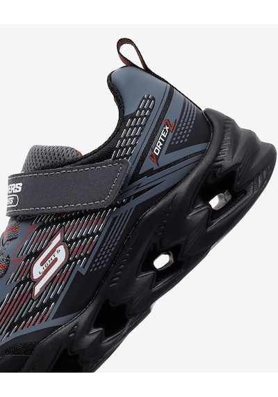 Skechers Vortex 2.0 Küçük Erkek Çocuk Siyah Işıklı Spor Ayakkabı 400605n Bkcc Siyah