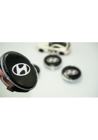 Hyundai Jant Göbeği Gümüş Kapak Seti 60mm