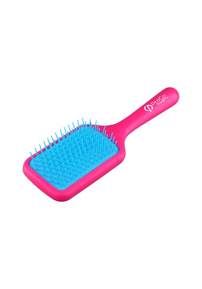 Comfy Brush Saç Fırçası - Esnek, Geniş Yüzeyli Düğüm Açıcı Fuşya