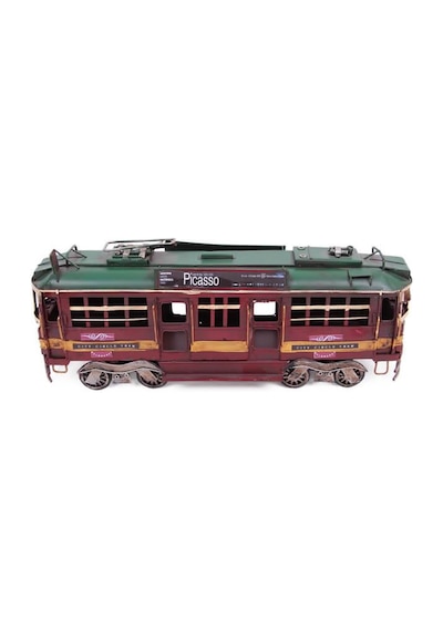 Dekoratif Metal Piccaso Treni Vintage Biblo Hediyelik