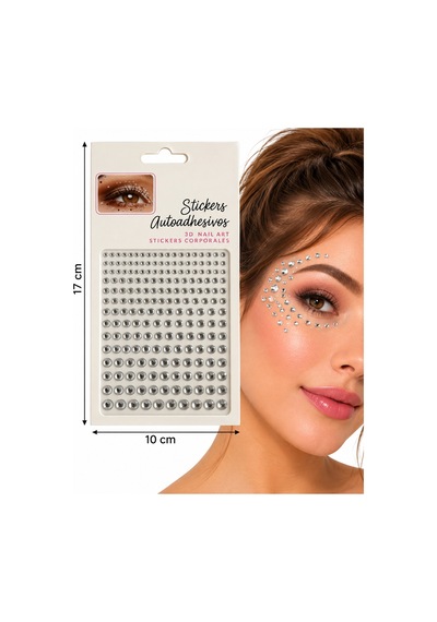 Elmas Model Yapışkanlı Yüz Taşı Face Gems Taşlı Yüz Ve Vücut Süsü