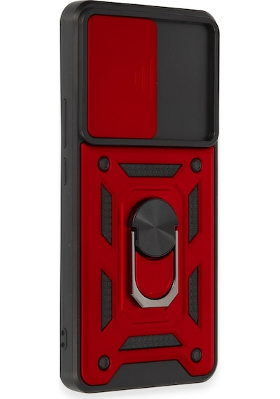 Xiaomi Mi 12t Kılıf Pars Lens Sürgülü Yüzüklü Standlı Korumalı Kılıf