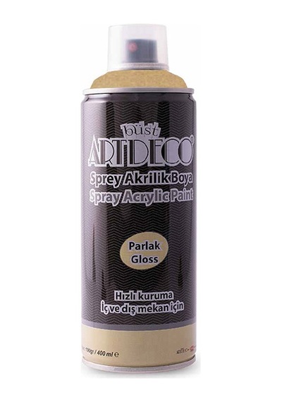 Artdeco Akrilik Sprey Boya 400 Ml Krom Altın Y-400-995 Çok Renkli