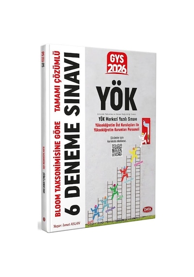 Data 2026 Gys Yök Yükseköğretim Kurumları Personeli 6 Deneme Çözümlü Görevde Yükselme Data Yayınları