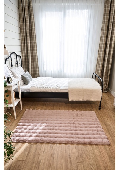 Apex Halı Molecule Peluş Halı Pudra