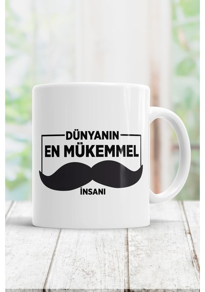 Dünyanın En Mükemmel Insanı Kupa Bardak Beyaz