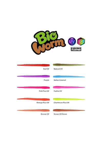 Fujin Bio Worm 6cm Floating Sıvılı Kokulu Lrf Silikonu