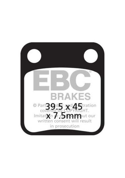 Ebc Fa054tt Honda Cg125/150 Carbon Ön Fren Balatası