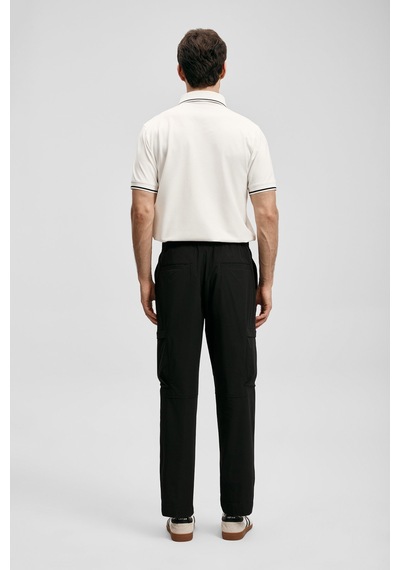 Lufian Parker Erkek Polo Yaka T-shirt 111040246 Ekru