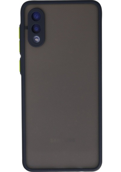 Samsung Galaxy Uyumlu   A02 Kılıf Montreal Silikon Kapak - Lacivert