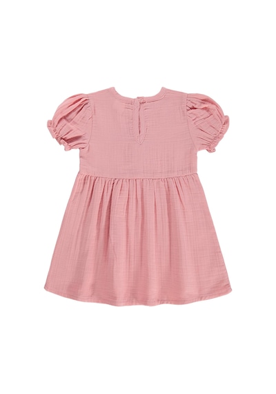 Civil Baby Meyve Düğmeli 6-18 Ay Elbise - Pembe Bebe Pembe