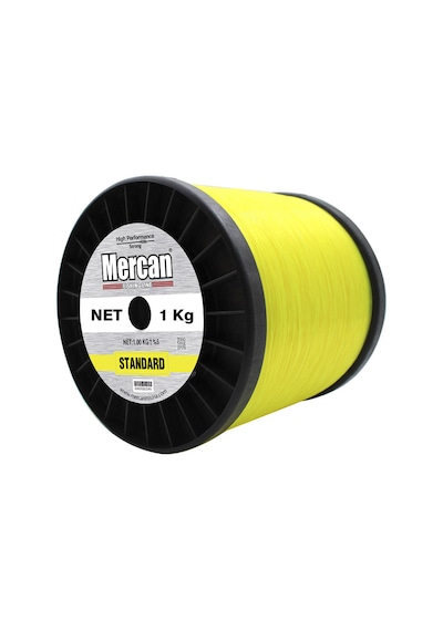 Mercan Standart 1 Kg Fosforlu Sarı Bobin Misina