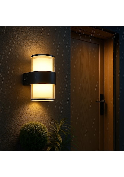 Ayrex Bora Led Duvar Aplik 12w Ip54 Günışığı 3200k, 1170 Lümen, Su Geçirmez İç Ve Dış Mekan Aydınlatma, Diğer
