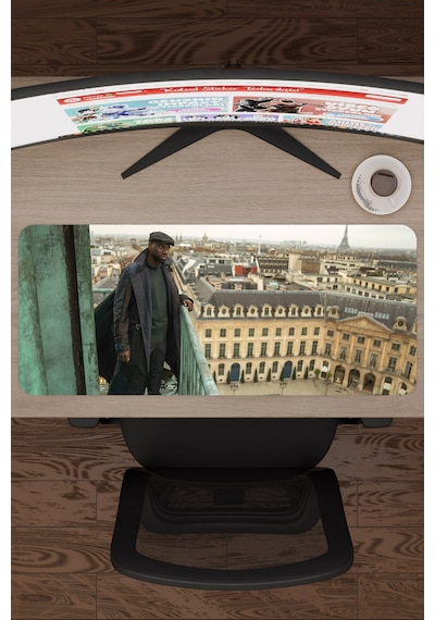 Lupin V4 70x30 Xl Gaming Kauçuk Kaymaz Taban Mouse Pad Fare Altlığı