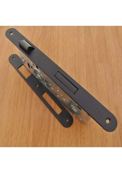Dooraks Siyah Rulmanlı Oval Wc Kilidi 40 Mm