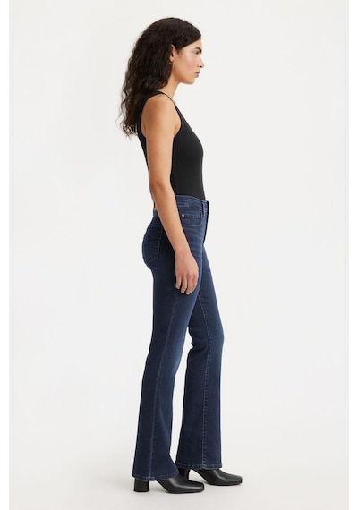 Levi's 725 High Rise Bootcut Tr Lots Of Love Dark Indigo Kadın Jean-14330 Koyu Mavi