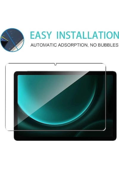 Samsung Galaxy Tab S9 Fe 10.9 Inç Nano Kırılmaz Ekran Koruyucu Şeffaf Cam Tam Uyumlu Sm-x510