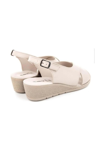 Muya Vienza 31028-551 Anatomik Taban Kadın Sandalet Full Krem 36-40 Krem