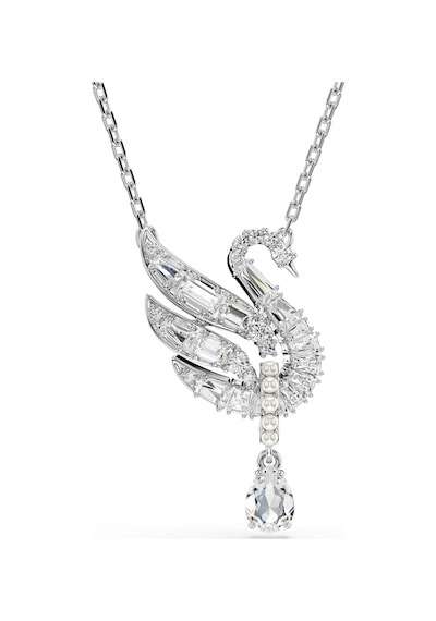 5723387 Swarovski Kolye Swan:pend Drop Whı/rhs Metalik