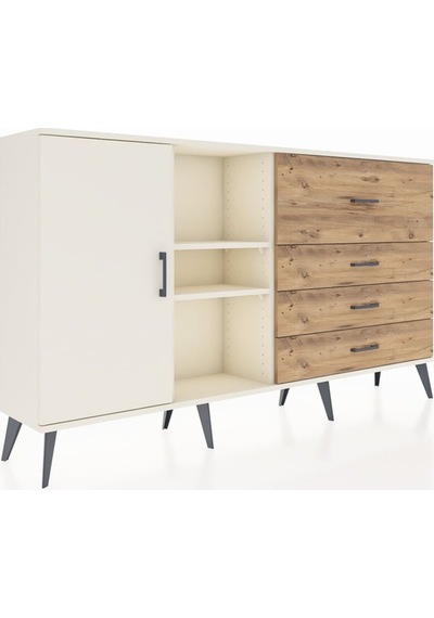 Arges Konsol 4 Raflı 4 Çekmeceli Tek Kapaklı 176x30x99 Aytaşı-aytaşı/çam Aytası/atlas Çam - Aytası Arges Konsol 4 Raflı 4 Çekmeceli Tek Kapaklı 176x30x99 Aytaşı-aytaşı/çam Aytası/atlas Çam - Aytası