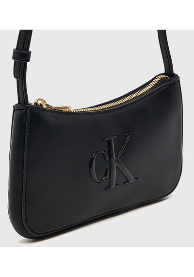 Calvin Klein Lv04f1125gub1 Bold Ck Kadın Omuz Çantası Siyah - Beyaz