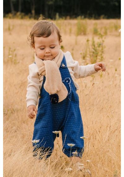 Miniğimin Cicileri Minigimin Cicileri Ayıcık Nakışlı Denim Salopet 3'lü Erkek Bebek Takım - Mavi Miniğimin Cicileri Minigimin Cicileri Ayıcık Nakışlı Denim Salopet 3'lü Erkek Bebek Takım - Mavi