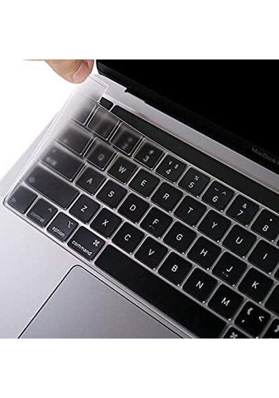 Apple Uyumlu MacBook Pro 14 İnç M3/m3 Pro/m3 Max A2992 A2918 Türkçe Q Klavye Slim Klavye Koruyucu Kılıf Çok Renkli