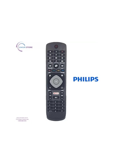 Philips İle Uyumlu 32pfs5803/62 Ultra İnce Led Televizyon Kumandası