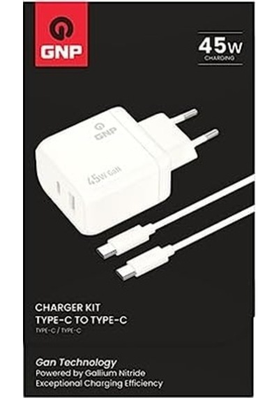 Gnp Genpa 45w Gan Şarj Adaptörü Ve Type-c Kablo Seti