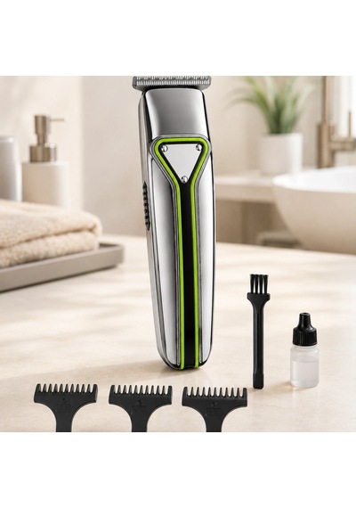Şarjlı Saç Sakal Tıraş Makinesi T Başlıklı 1 2 3 Mm Taraklı Kablolu Ve Kablosuz Kullanım