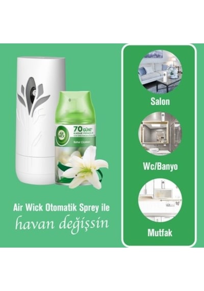 250 Ml Bahar Çiçekleri Oda Kokusu Yedek 70 Güne Kadar Süren Acıbadem