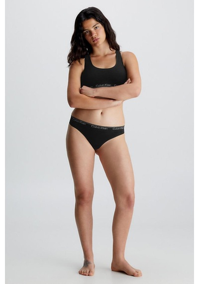 Kadın Calvin Klein İmzalı Elastik Bantlı Siyah Külot 000qf7095e Ub1