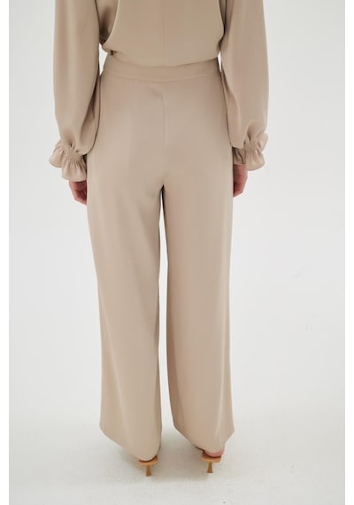 Senna Elegance Pantolon Bej Bej