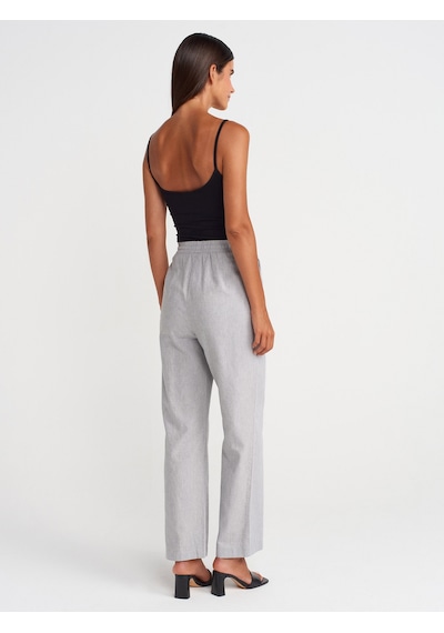 Dilvin 72144 Pijama Pantolon-gri Gri