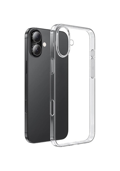 Apple İle Uyumlu İphone 16 Kılıf Zore Süper Silikon Kapak Şeffaf