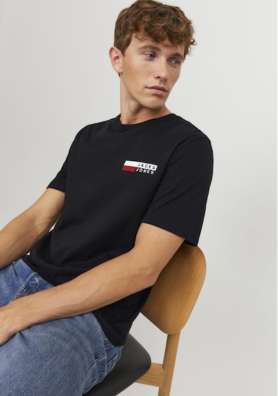Jack & Jones JJECORP LOGO TEE PLAY Erkek Siyah Tişört