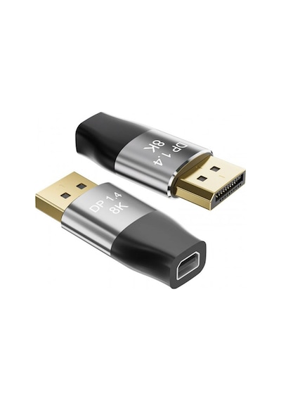 8k Mini Displayport To Displayport Adaptörü Çift Yönlü Dönüştürücü