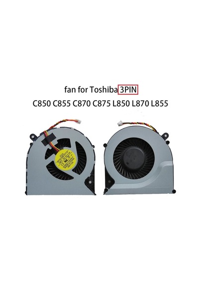 Toshiba Satellite L870-18j, L870-18m Uyumlu Notebook Cpu Fanı 3pin