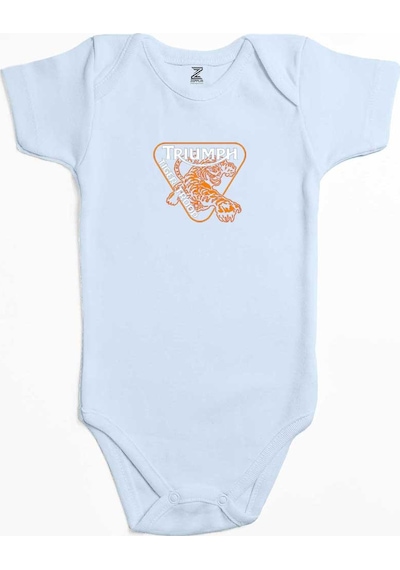 Zepplin Giyim Triumph Tiger Troop Pembe Bebek Body Zıbın
