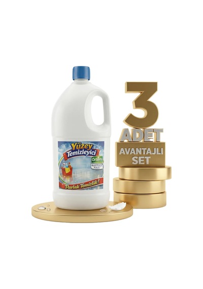 Ortem Beyaz Sabun Kokulu Yüzey Temizleyici 3x2,5 Kg Diğer
